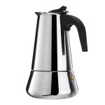 Cafetière a expresso italienne en acier inoxydable, grand ventre, fourneau moka, outil de percolateur, ... Cafetière a expresso italienne en acier inoxydable, grand ventre, fourneau moka, outil de percolateur, ...