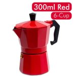 Cafetière expresso italienne authentique en aluminium, pot moka pour cuisinière, maison, extérieur, noir, ... Cafetière expresso italienne authentique en aluminium, pot moka pour cuisinière, maison, extérieur, noir, ...