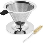 Cafeti�re a filtre manuel - filtre a caf� pour 1 a 4 tasses, c�ne a caf� pour les amateurs de caf�