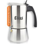 Cafetire italienne avec gravure (2 tasses non induction) 2, 4, 6, 9 tasses cafetire moka en inox, espresso ...