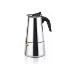 Cafetière italienne haeger moka acier inoxydable 18 / 10 - 6 tasses Cafetière italienne haeger moka acier inoxydable 18 / 10 - 6 tasses