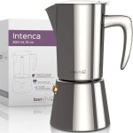 Cafetire italienne inox intenca pour caf expresso cors en inox finition argente, pour 6 tasses, tous ...