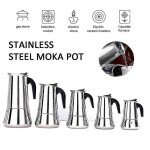 Cafetière italienne a percolateur en acier inoxydable pour moka, expresso, cuisinière, 2024 - 100 ml, ... Cafetière italienne a percolateur en acier inoxydable pour moka, expresso, cuisinière, 2024 - 100 ml, ...