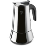 Cafeti�re italienne - pezzetti - steelexpress - acier inoxydable - 10 tasses - tous feux dont induction ...