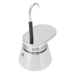 Cafeti�re manuelle moka pot 50ml a bec unique en acier inoxydable pour la maison et le bureau