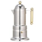 Cafeti�re moka en acier inoxydable, 200ml, 4 tasses, filtre, th�i�re, machine a expresso automatique ...