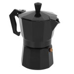 Cafeti�re moka en aluminium noir, capacit� de 300 ml, 6 tasses, accessoires pour