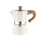 Cafetire octogonale classique de 150ml, facile a nettoyer, bouilloire moka, cuisinire, machine a expresso, ...