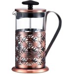 Cafeti�re a piston de 0, 6 litre, 4 tasses, 20 onces, avec syst�me de filtration a 4 niveaux, rouge