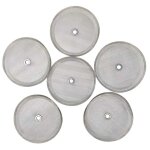 Cafetire a pression franaise 34oz, 8 tasses, 4 pouces, en acier inoxydable, filtre de remplacement, ...