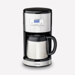 Cafeti�re programmable isotherme / carafe isotherme en acier inoxydable