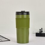 Cafetire thermos portable en acier inoxydable, bouteille de presse franaise, tasse aropresse extrieure ...