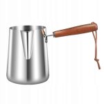 Cafetière turque avec bec verseur, tasse a café, bouilloire a thé, poignée en bois, 600 ml Cafetière turque avec bec verseur, tasse a café, bouilloire a thé, poignée en bois, 600 ml