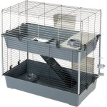 Cage a 2 etages pour lapins rabbit 100 double, maisonnette pour petits animaux, clapier avec accessoires ... Cage a 2 etages pour lapins rabbit 100 double, maisonnette pour petits animaux, clapier avec accessoires ...