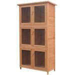 Cage pour animaux 6 compartiments bois Cage pour animaux 6 compartiments bois
