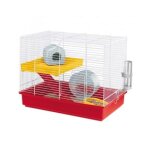 Cage hamster ferplast duo blanche a etages