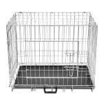 Cage en m�tal pliable pour chien acier galvanis� 76 x 55 x 61 cm helloshop26 3702021