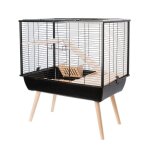 Cage neo muki grands rongeurs noir Cage neo muki grands rongeurs noir