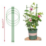Cage de soutien pour plantes de jardin, support de fleurs en plastique semi - circulaire, tige de vergers ...