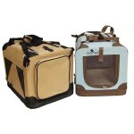 Cages en toile pliable - voyager avec un chien ou un chat cage de camel cage 60x42x42x42 cm.