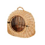 Cage de transport pour animaux forme d�me en osier