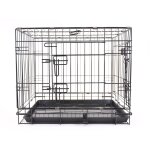 Cage de transport pour chien et chat en m�tal 2 portes martin sellier 108, 5x70, 5x77, 5 cm mixte noir ...