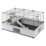 Cage de transport - ferplast - modular 2 - m�tal et plastique - pour lapins et cochons d'inde - int�rieur ...