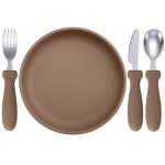 Calé - bbay vaisselle en silicone sans bpa pour enfants, assiette avec ventouse, bol'entraînement pour ... Calé - bbay vaisselle en silicone sans bpa pour enfants, assiette avec ventouse, bol'entraînement pour ...