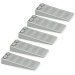 Cale - porte en caoutchouc souple, 5 pi�ces, hauteur r�glable, antid�rapant, but�e de porte, non toxique, ...