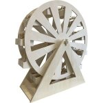 Calendrier de l'avent - grande roue - 58cm - bois