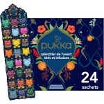 Calendrier de l'avent pukka 2025 ¿ s�lection de th�s et infusions bio ¿ 24 sachets de th� ¿ id�e cadeau ...