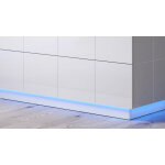 Cama eclairage commode reja 4s bleu