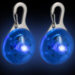 Campteck led pendentif de collier lumineux clignotant nuit securite pour chien animaux avec 3 mode d ...