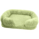 Canapé - lit en peluche confortable pour chien, lits carrés, coussin chaud lavable pour animaux de compagnie, ... Canapé - lit en peluche confortable pour chien, lits carrés, coussin chaud lavable pour animaux de compagnie, ...