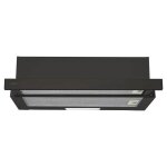 Hotte candy cbt625 / 2b / 1 semi - int�gr�e (semi - encastr�e) noir 332, 1 m� / h