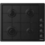 Candy chw6lbb table de cuisson au gaz noir - 4 foyers