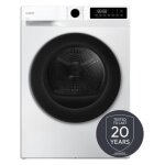 Candy gds 8n2b - s s�che - linge pose libre chargement frontal 8 kg blanc