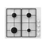 Candy pop evo chw640wlw table de cuisson au gaz blanc - 4 foyers