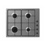 Candy pop evo chw6lbx table de cuisson au gaz acier inoxydable - 4 foyers