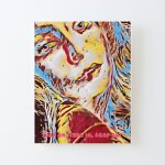 Canevas imprimer allumez, coutez, dposez hippie lady impression sur toile roule tableau art dcoration ...