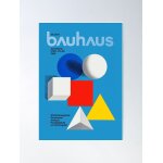 Canevas imprimer bauhaus - exposition 50 ans du bauhaus par herbert bayer (1968) impression sur toile ...