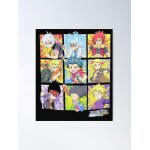 Canevas imprimer beyblade burst boys spinner tops grille de personnages graphiques impression sur toile ...