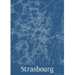 Canevas imprimer carte bleue de strasbourg france = 9740 impression sur toile diy installer 40x50cm