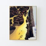 Canevas imprimer chevaux au bord de la mer - réalisme magique - eyvind earle sans cadre 40x50cm diy installer ... Canevas imprimer chevaux au bord de la mer - réalisme magique - eyvind earle sans cadre 40x50cm diy installer ...