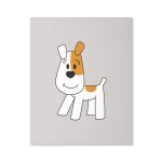 Canevas imprimer chien rex sans cadre 40x50cm diy installer Canevas imprimer chien rex sans cadre 40x50cm diy installer