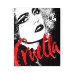 Canevas imprimer cruella de vil sans cadre 40x50cm diy installer