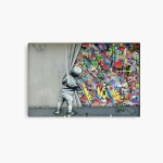 Canevas imprimer derrire le rideau - martin whatson (dition wynwood walls) miami impression sur toile ...