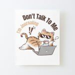 Canevas imprimer don't talk to me i'm journaling - police simple de texte drôle - meme satire ironique ... Canevas imprimer don't talk to me i'm journaling - police simple de texte drôle - meme satire ironique ...