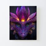 Canevas imprimer dragon d'orchide impression sur toile roule tableau art dcoration murale / sans cadre ...