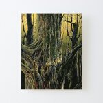 Canevas imprimer eyvind earle - arbre ancien impression sur toile diy installer 40x50cm Canevas imprimer eyvind earle - arbre ancien impression sur toile diy installer 40x50cm